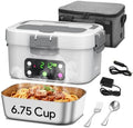 Cordless Electric Lunch Box, 6.7 Cups, White