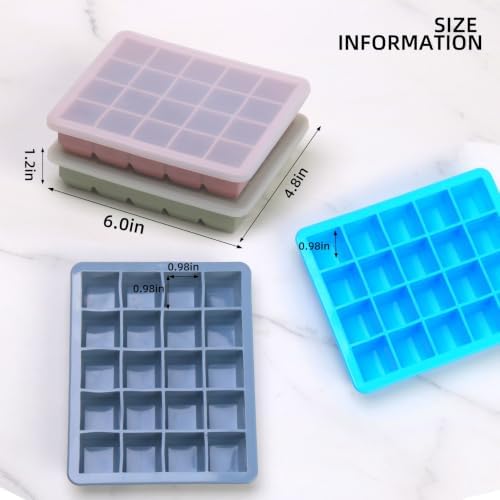 1 Tbsp Silicone Freezer Molds, Silicone Food Freezer Tray