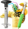 Stainless Steel Pineapple Corer and Slicer with 2-in-1 Apple Corer