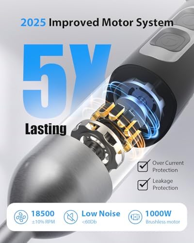 1000W Powerful Immersion Blender Handheld, 2026 New Update Hand