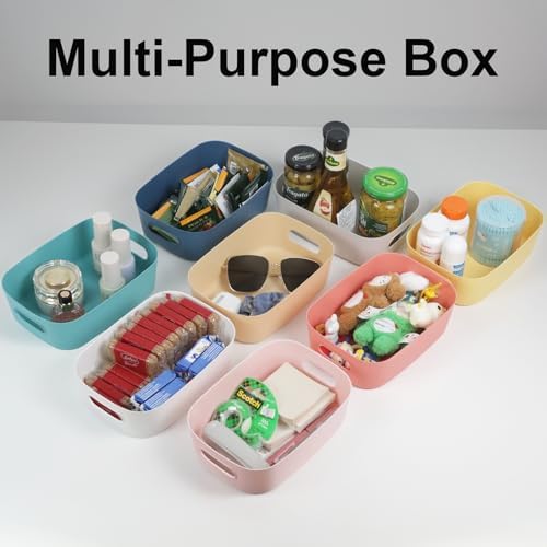 ZEXALOR 8-Pack Small Drawer Organizer Bins