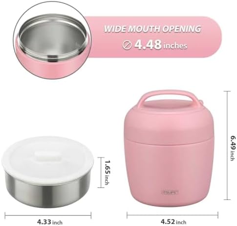 Thermo Food Jar for Hot Food Adults 32OZ Soup Thermo Lunch Containers