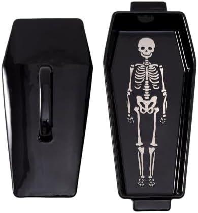 Coffin Figural Stoneware Bake & Serve Dish with Lid & Cove