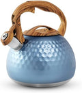 3.2Qt Stainless Steel Whistling Tea Kettle, Blue