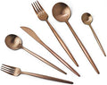 JASHII 18/10 Rose Gold Flatware Silverware Set 304 Stainless Steel