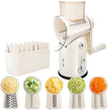 Rotary Cheese Grater, 5-Blade Mandoline Slicer