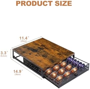 Sedegn Nespresso Vertuo Pod Holder, 56 Small/28 Large
