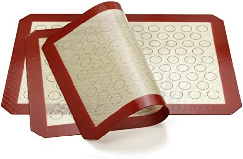 Wildone Baking Sheet with Silicone Mat Set, 4 Pieces