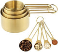 Measuring Cups and Spoons Set, Kaloo 8PCS Stainless Steel Metal