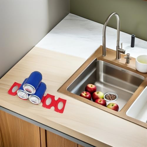 UPKOCH 2pcs Silicone Bottle and Can Stacker Mat