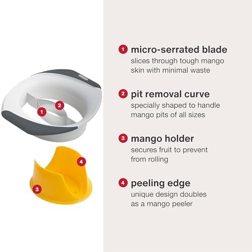 Zyliss 3-in-1 Mango Slicer, Peeler and Pit Remover
