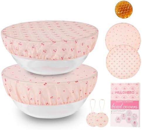 Reusable Beeswax Bowl Covers for Bread Proofing, 12 Inch