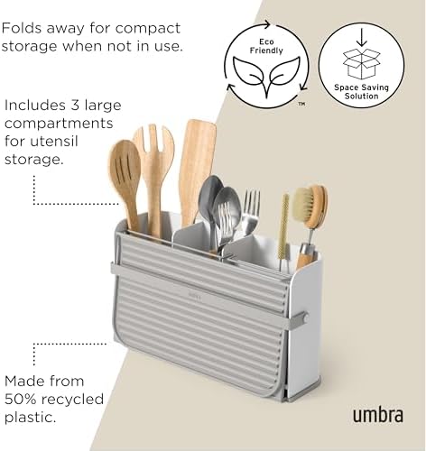 Umbra Sling Dish Drying Rack, White