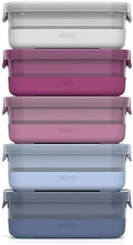 Ello 3.7 Cup Plastic Meal Prep Containers, Elderberry