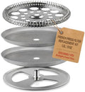 SterlingPro French Press Filter Replacement Kit 1.5L 51 oz - 4-Piece