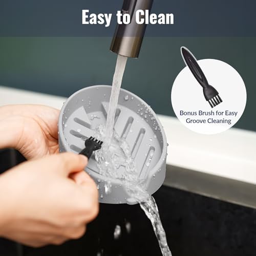 NiHome Silicone Sponge Holder for Kitchen Sink, Fits Scrub Daddy Mommy