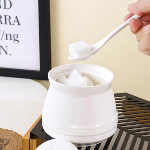 3 in1 Set 250ml/7.8oz Ceramic Milk Frothing Pitchers and 340ml/11.5oz