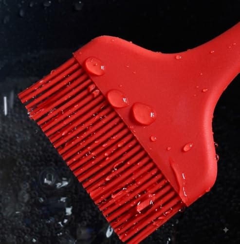 3 Pack Silicone Oil Brush Set Large Cooking Brush for Barbecue