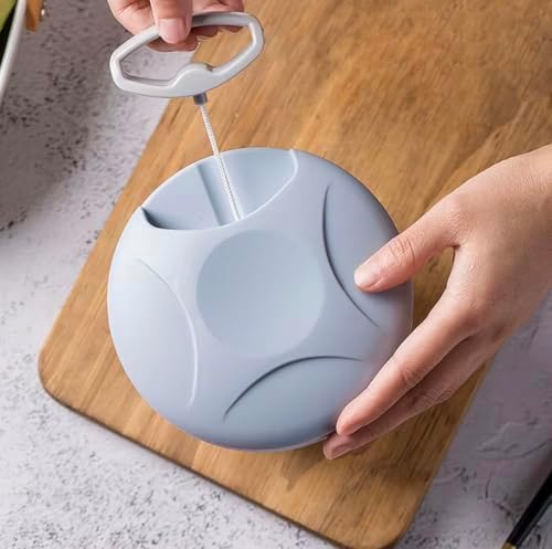 Manual Hand -Powered Food Chopper with Pull-Cord Mechanism – Compact