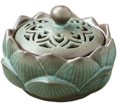 Flower Shape Garlic Keeper with Ventilated Lid Stylish Ceramic Garlic