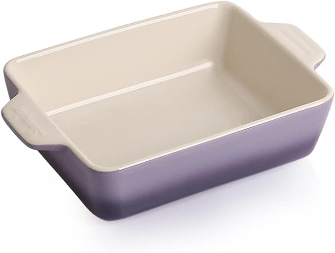 Sweejar Ceramic Baking Dish, Rectangular Small Baking Pan by Sweejarco1949