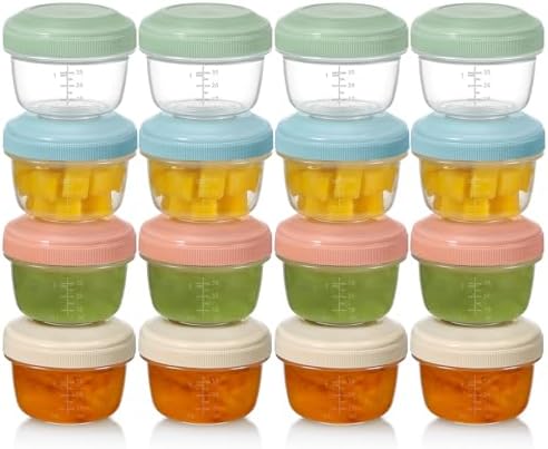 VITEVER 16 Pack 2 oz Salad Dressing Container to Go, Small Condiment