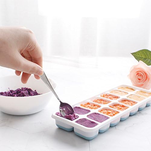 Ice Cube Tray 6 Packs, Silicone ice Cube Tray With Lid, Ice Cube Trays