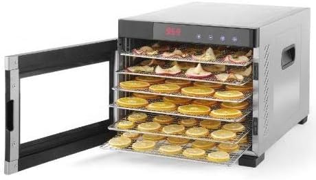 Samson Silent 6-Tray Stainless Steel Dehydrator