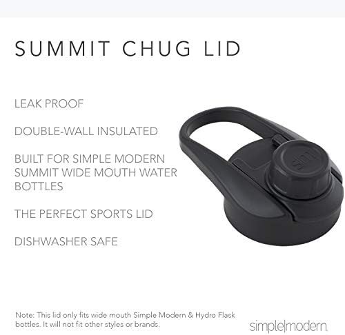 Simple Modern Water Bottle with Chug Lid Vacuum Insulated Stainless