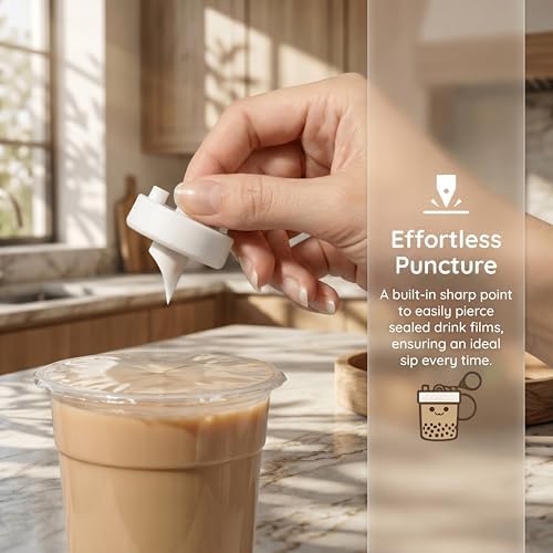 Reusable Silicone Straws with Keychain, Portable Travel Straws Set
