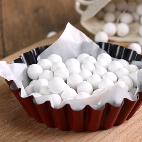 Reusable Clay Baking Beans 800g White for Blind Baking Pies and Tarts