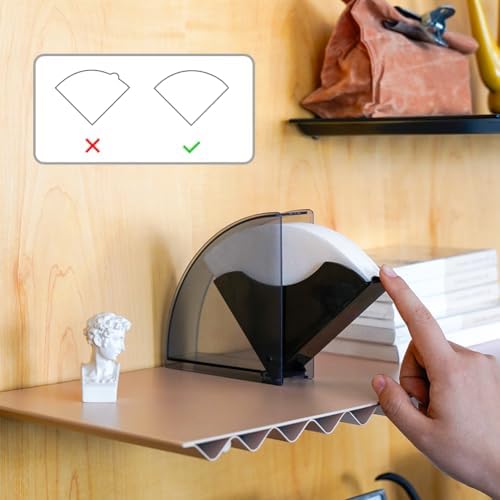 watchget Cone Coffee Filter Holder Acrylic Coffee Filter Container