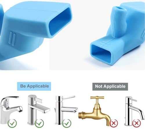 4 Pieces Faucet Water Tap Extenders,Kitchen Sink Faucet