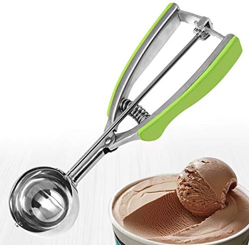 Millvado 3 Pack Stainless Steel Ice Cream and Cookie Scoops | With