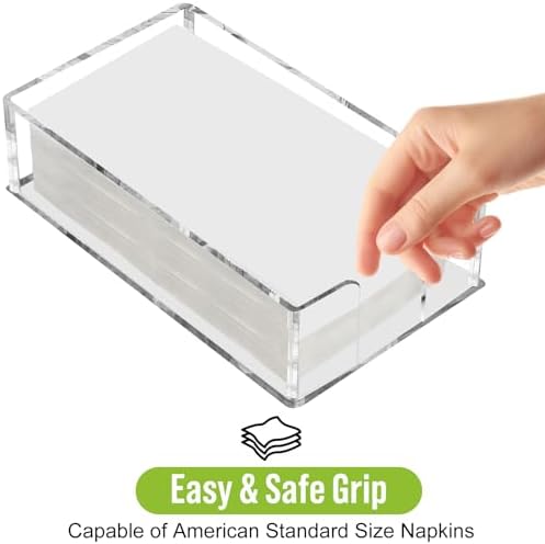 Fengzhe Clear Acrylic Guest Towel Holder, Bathroom