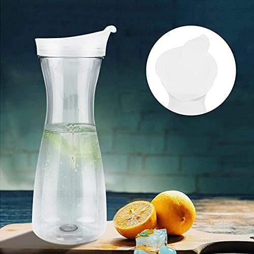 2PCS 20oz Water Carafe, Clear Acrylic Water Drink Pitcher Milk