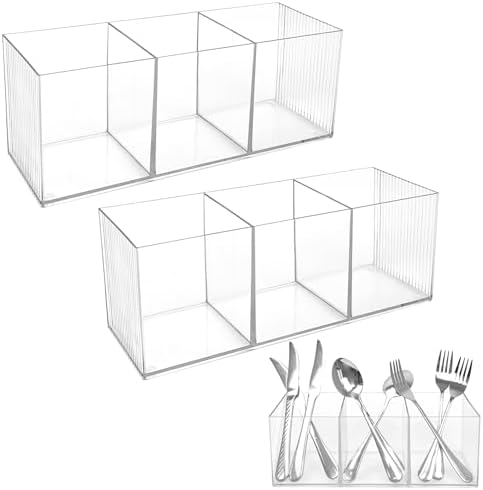 Rainmae Large Plastic Cutlery Storage Organizer