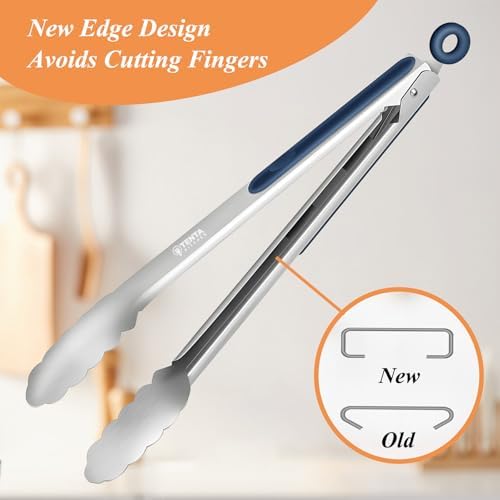 12-Inch Kitchen Tongs, Set of 4
