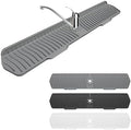 Sink Drain Mat Behind Faucet,Faucet Guard Draining Mat, 90° Foldable