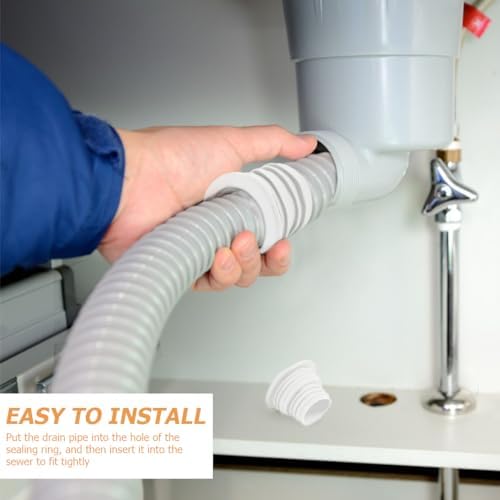 Drain Pipe Seal Hose Silicone Plug Sewer Sealing for Kitchen Bathroom