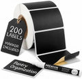 200 Reusable Chalkboard Labels for Food Containers