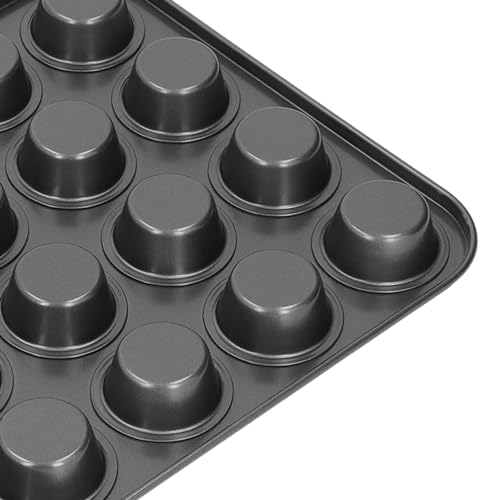 Mini Muffin Baking Pan, 24 Cup Non Stick Cupcake Tray Tin Cupcake Pan