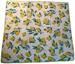 Spring Lemons Dish Towels, Drying Mat, Apron and Oven Mitt Bundle