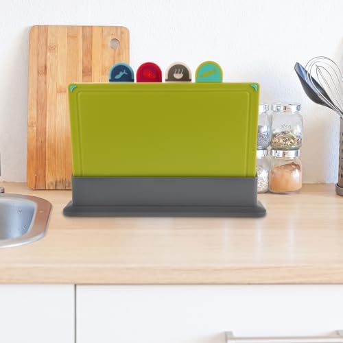 Plastic Cutting Board Set, Flexible Color Coded Chopping Boards for