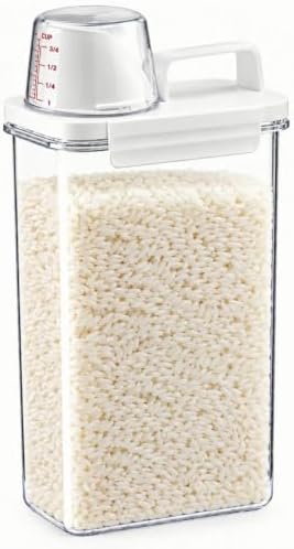 Rice Storage Container, 3-5 Lbs Cereal Containers Storage, Rice