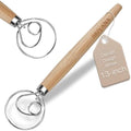 Danish Dough Whisk and Bread Lame Set, 13-Inch Stainless Steel Single
