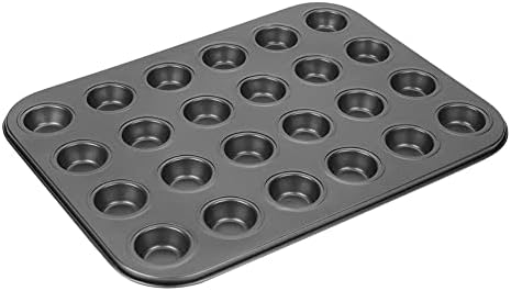 Stainless Steel Non Sticky Cake Muffin Egg Tart Baking Pan Mold 24