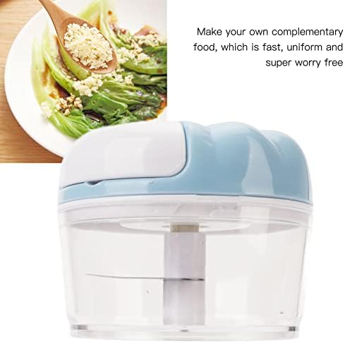 Garlic Chopper, Manual Food Chopper Garlic Mincer Hand Pull String
