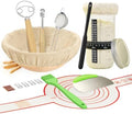 Sourdough Starter Kit & Bread Baking Supplies Set - 9" Proofing