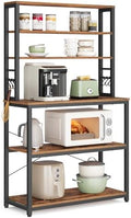 VASAGLE 6-Tier Baker's Rack, 31.5 Inches, 6 Hooks
